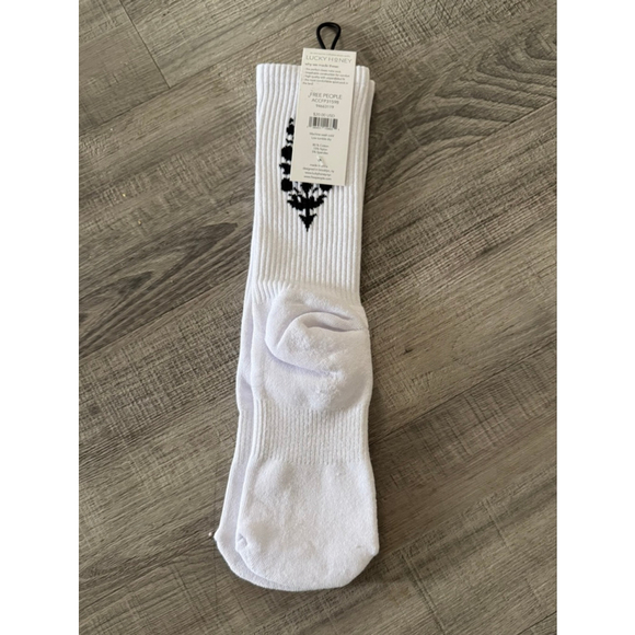 FP Movement Last Lap Tube Socks NWT White Free People - Picture 3 of 5